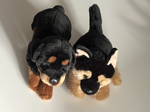 Zwei hunde - zwei, (stofftiere)