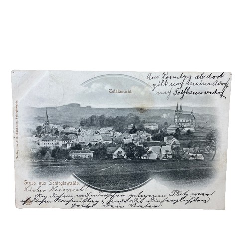 Postkarte schirgiswalde - postkarte,