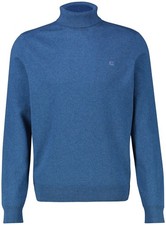 Lerros Pullover Regular Fit Rollkragen blau