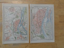 2 x Orig.(1893) Lithographie