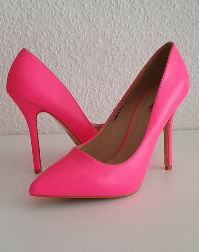 High heels neonpink - gr., 38