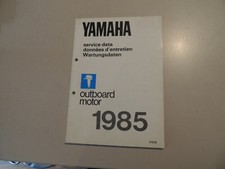 1985 DATEN Werkstatthandbuch Yamaha Außenborder 4 6 8 15 20 30 40 50 60 115 175