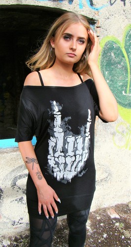 Top shirt damen - damen,, gothic