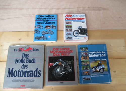 Oldtimer motorrad buch - 5x,