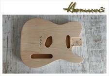 Tele two Piece Erle/ Alder Body, unfinished, Gewicht  nur 1,99 kg