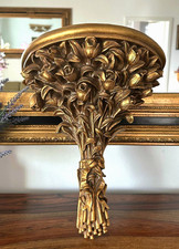 Wandkonsole Barock gold