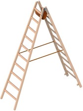 Layher 1038 Holzstehleiter