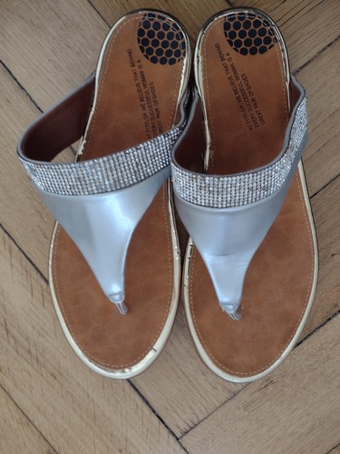 Fitflop zehentrenner silber - fitflop,