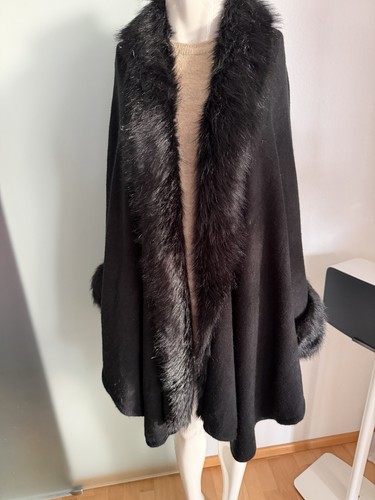 Strick poncho jacke - strick,