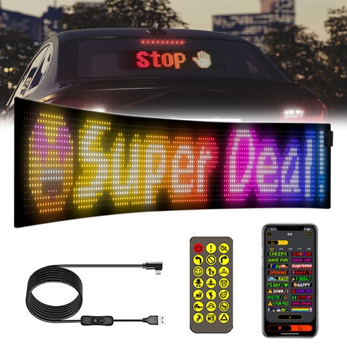 Led auto display laufschrift - led,