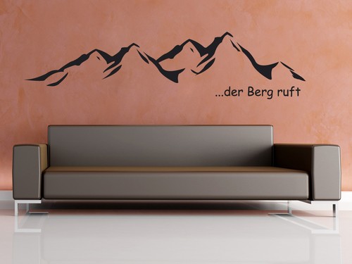 S026 xxl aufkleber der berg - s026,