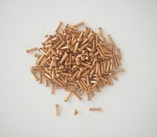 20 X KUPFER HALBRUNDKOPFNIETEN