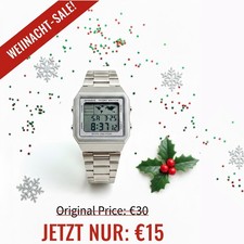 Digitaluhr  Edelstahl Armband