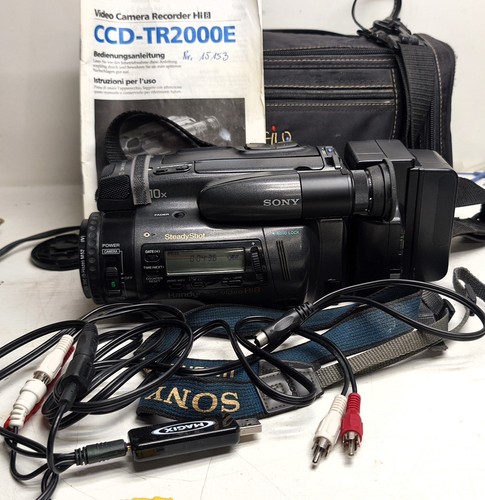 Sony handycam ccd - sony, 2000