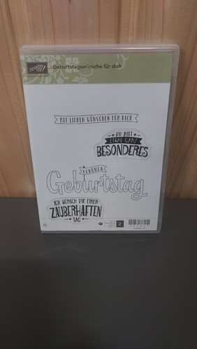 Stampin geburtstagswünsche - stampin, up