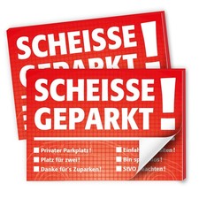 2 Notizblöcke Scheiße