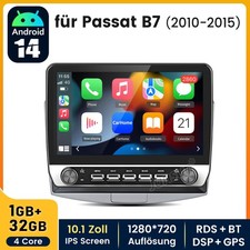 10,1" Für VW Passat B6 B7 2010-2015 Android14 Autoradio CarPlay GPS Navi BT DAB+