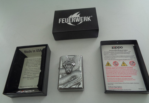 Zippo feuerzeug schlange - zippo, "schlange"