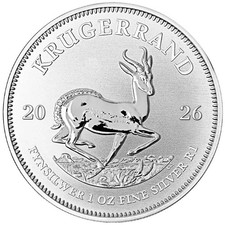 Silbermünze Südafrika