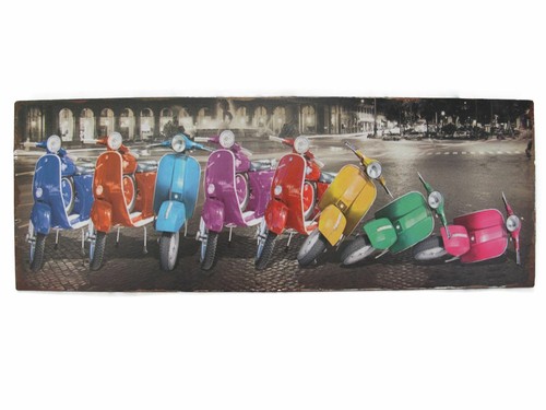 Blechschild scooter roller - blechschild,