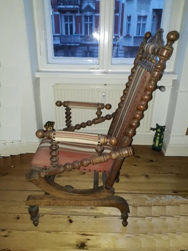 Dänischer schaukel wippstuhl - dänischer, schaukel-wippstuhl