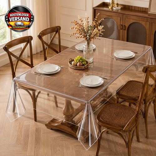 Tischdecke transparent 180 - transparent,