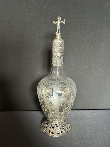 800 silber glas - glas, mit
