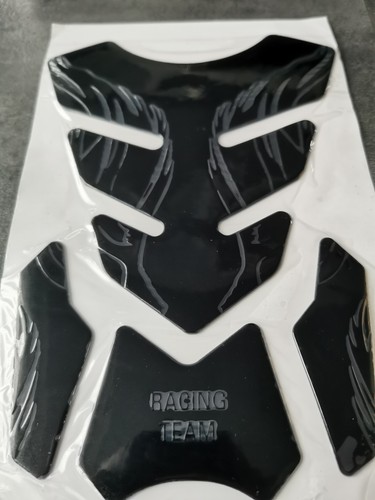 Motorrad tankpad schwarz 3d - motorrad,