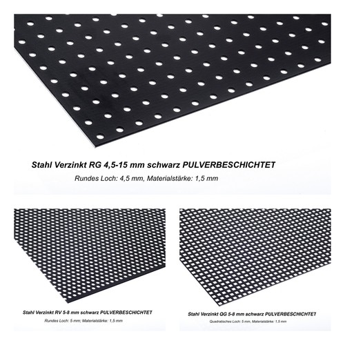 Stahl verzinkt lochbleche - verzinkt,