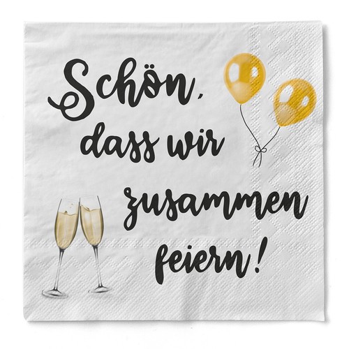 Serviette schön dass - serviette, wir