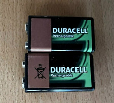 2x Duracell 9Volt Akku 170mAh NiMH wiederaufladbar Rechargeable