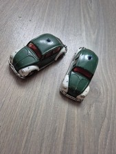 Corgi VW Beetle Polizei Whizzwheels – 2 Stück – Vintage 1970s – Bastler / Defekt