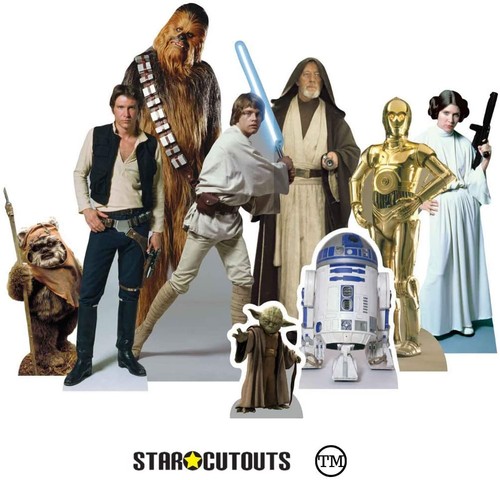 Star wars pappaufsteller - star,