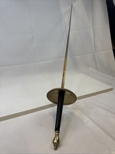 Fechtflorett 103cm – Deko Sportdegen mit Gravur und Messinggriff