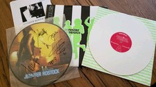 Jennifer Rostock  - Ich will hier..  + Du willst mir ... Vinyl Picture Autogramm