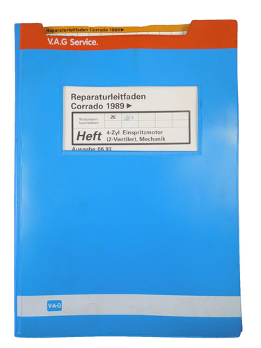Reparaturleitfaden corrado - reparaturleitfaden, vw