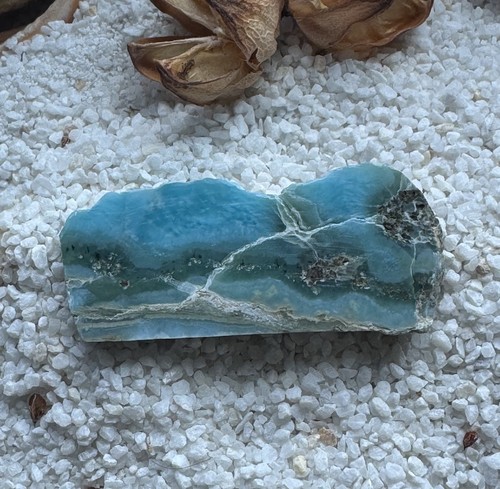 Larimar scheibe heilstein - scheibe,,
