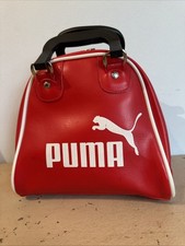 Puma Bowling Bag Mini Handtasche Tasche rot weiß schwarz neuwertig
