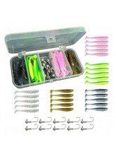 Spinning Gummifisch Set 5,5cm