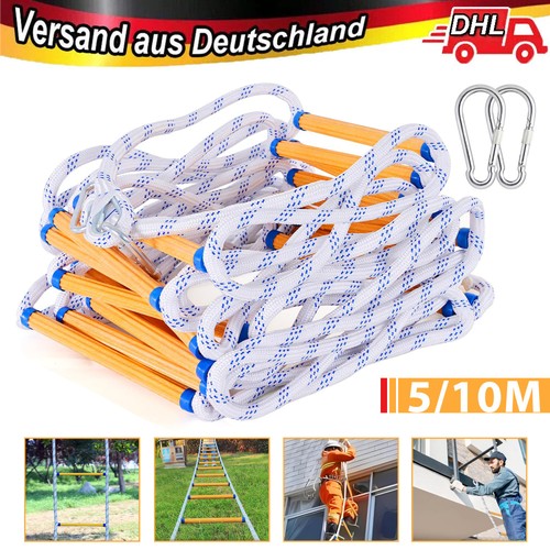 10m feuerleiter karabiner - feuerleiter, 2