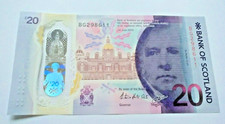 £20 Pounds Bank of Scotland Polymer 1.06.2019! Sehr gut wie new!