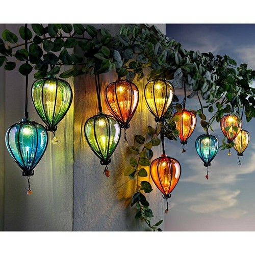 Solar lichterkette ballon mit - lichterkette,