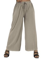 Damen Plissee Marlene Hose