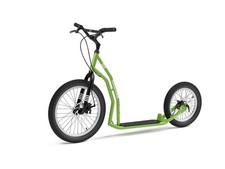 Yedoo Tretroller Four Y40 Green Scooter mit Scheibenbremsen