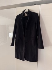 Boss Wollmantel, Größe 36, Farbe Schwarz