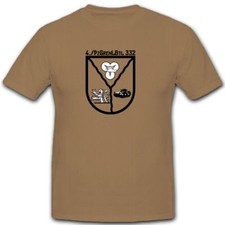 4PzGrenBtl332 Bundeswehr Panzergrenadiere Militär Heer Wappen - T Shirt #7853