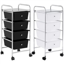 Badrollwagen Badtrolley Küchenwagen Rollcontainer Rollwagen mit Schubladen Küche