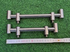 2er Set 2-Rod Buzzer Bars Buzz Bars Edelstahl V2A Karpfenangeln Fishing Schleie