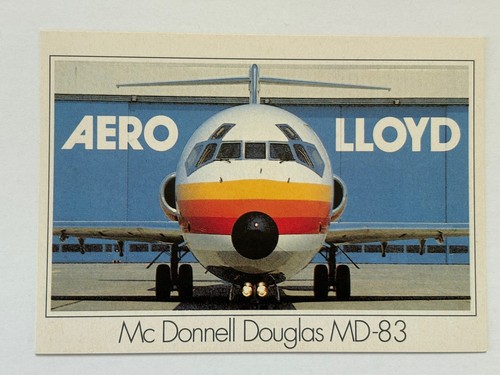 Postkarte aero lloyd md83 - postkarte,
