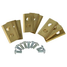 9 Messer Klingen für Kress Mission Nano KR100 Nano KR101E Rasenmäher Titan 5,2cm